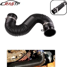 Universal 3'' Flexible Car Cold Air Intake Hose Filter Pipe Telescopic Tube Kit