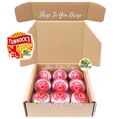 TUNNOCKS PERSONALISED GIFT BOX HAMPER Snowballs Teacakes Present Chocolate