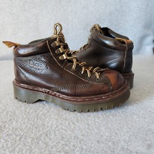Vintage Dr. Martens 8287 Ankle Work Boots Lace Brown Women's US4 Made in England
