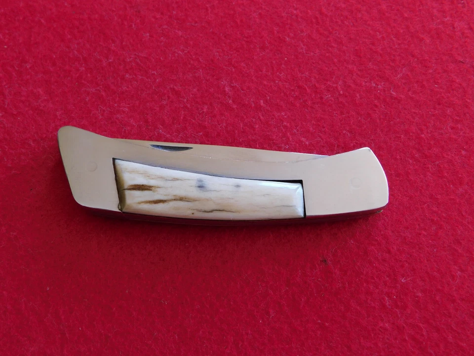 Cuchillo de dos hojas con mango de ciervo Gerber 97223 raro Foto 3 de 4