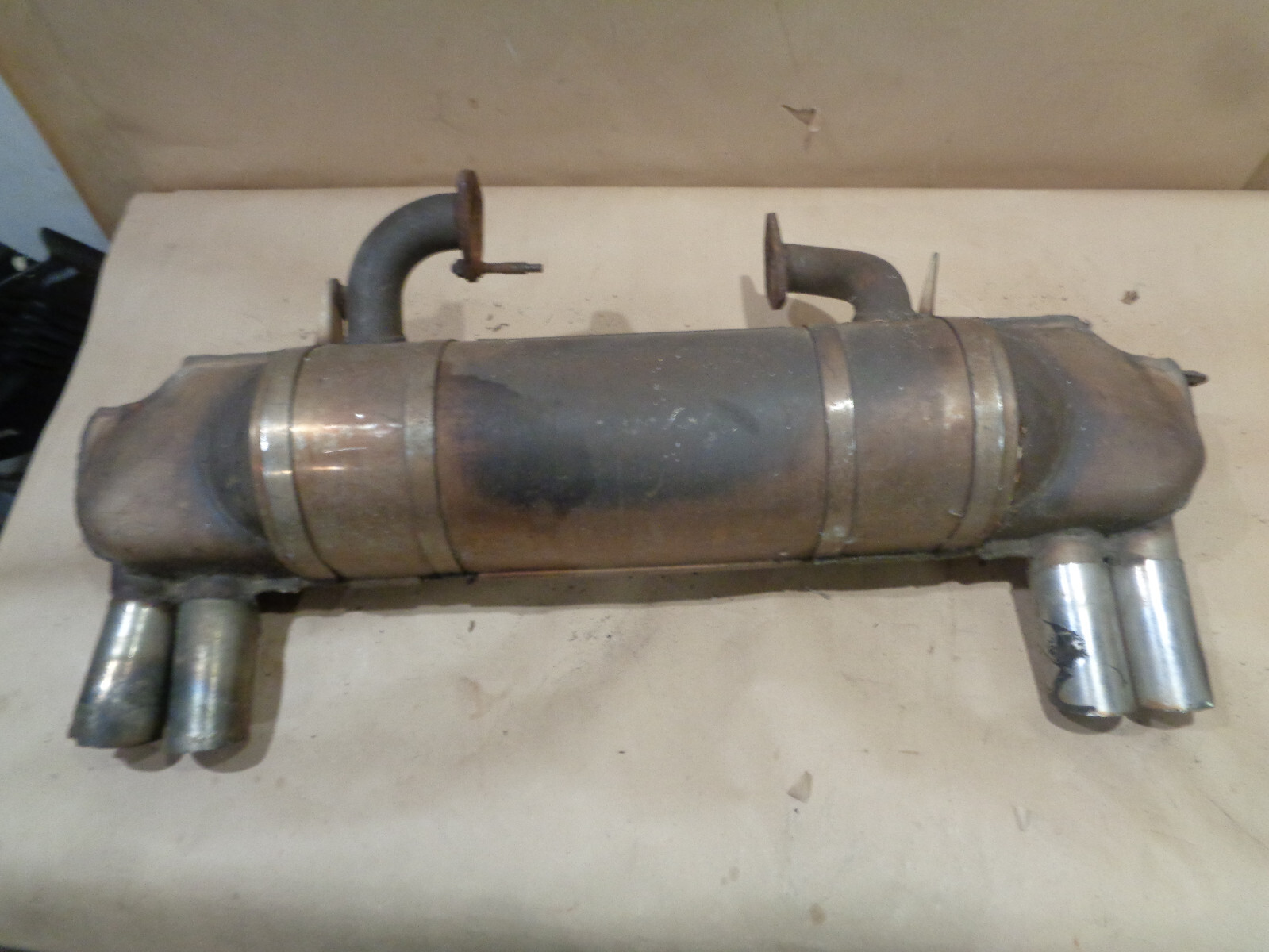 Ferrari 308 2 Valve , Mondial 2V -  Exhaust Muffler -  USED - Part # 111901