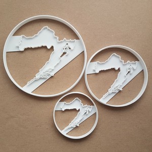 Croatia Country Map World Shape Cookie Cutter Dough Biscuit Pastry Fondant Stamp | eBay