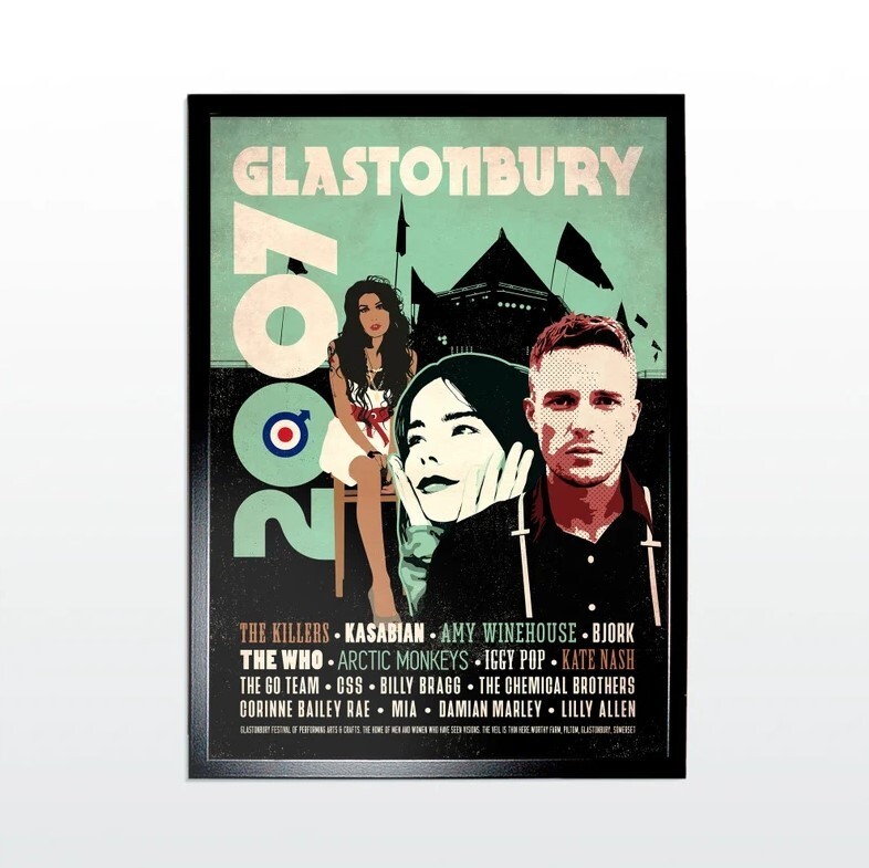 洋書 THE GLASTONBURY FESTIVALS The Glastonbury Festivals – Lynne Elstob & Anne Howes (1987