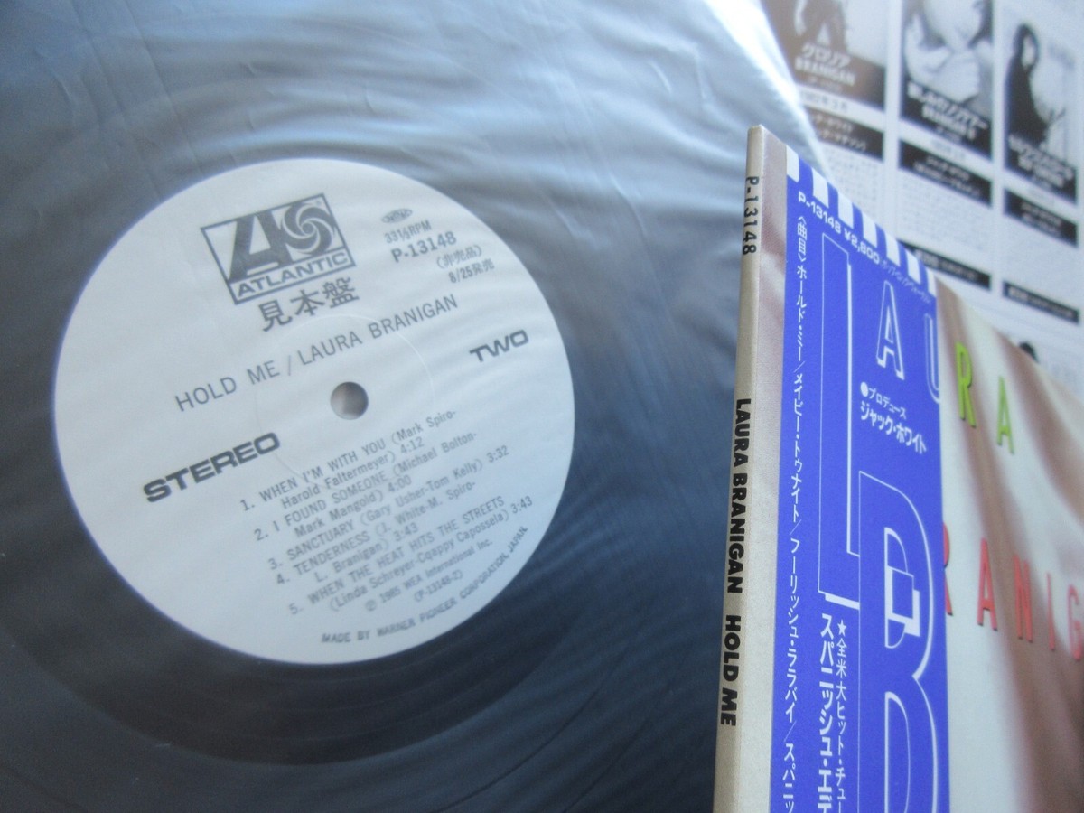UP HOLD : engine 新品LPレコード Laura Branigan Hold Me Japan Promo Vinyl LP OBI Promo Press