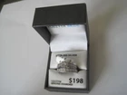 FOREVER BRIDE Wedding Ring & Band Set Sterling Silver 1/2 CTTW Diamond Flower 7
