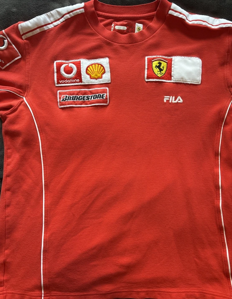Vintage FILA F1 Ferrari Racing Official Scuderia Formula One Men's L Made Italy - Image 2 of 4