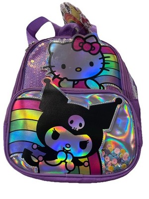Hello Kitty And Friends Purple Sequin Mini Backpack Featuring  Kuromi NWT