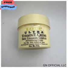 Genes Ultra Vitamin E Cream 9oz – Deep Moisturizing Hydrating Skin Care for Soft
