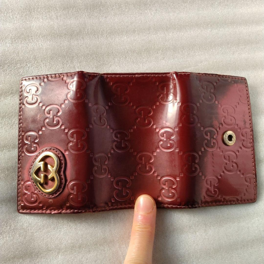 GUCCI GG pattern key case   Heart Interlocking Pi… - image 3