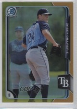 2015 Bowman Draft Chrome Gold Refractor 3/50 Casey Gillaspie #4 0o9