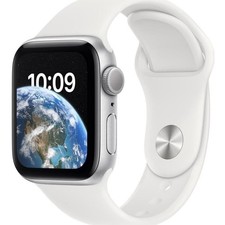 Image of Apple Watch SE 2nd Gen 2022 A2722 40mm Silver Grey Unlocked Very Good Smartwatch