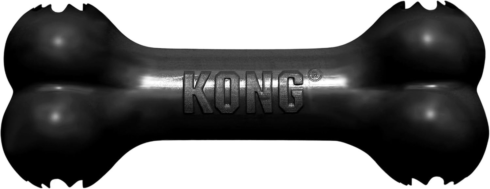 KONG Extreme Goodie Bone Nero: Gioco Interattivo per Cani Forti