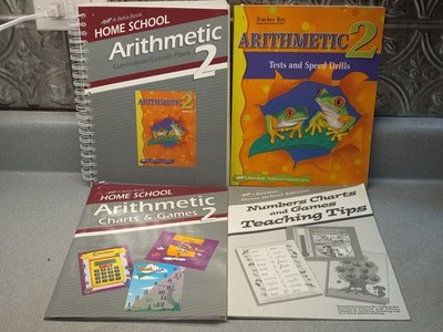 A Beka Book Homeschool Elementary 2nd Grade Arithmetic 2 Teacher Kit New! &Cheap