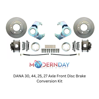 Fits DANA 30, 44, 25, 27 Axle Front Disc Brake Conversion Kit