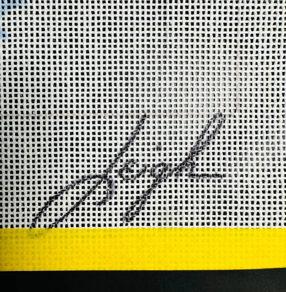 MUÑECA RUBIA ELEGANTE - Lienzo de punta de aguja pintado a mano vintage 15x18" - Nuevo de Lote Antiguo Foto 4 de 4