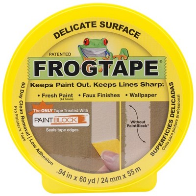 FrogTape Delicate Surface Painter's Tape-.94''X60yd