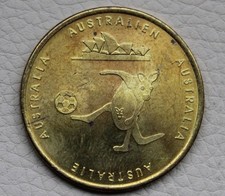 * 2006 FIFA WORLD CUP GERMANY MEDALLION AUSTRALIA BRONZE ALLOY #HSA98