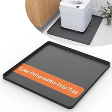 GCGOODS Drip Tray Compatible with Midea Cube Dehumidifier, Silicone Mat with Rai