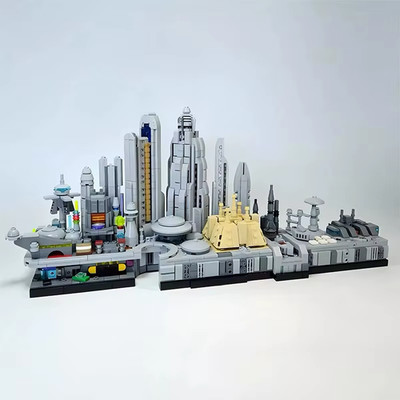 MOC-159740 The Capital Architecture Skyline with 16 Unique Locations 1724 Bricks