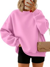 Sweatshirts for Women Hoodies Oversized Crewneck Tops Sweaters Comfy Fall Win...