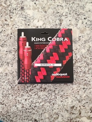 AudioQuest King Cobra Analog RCA interconnect Cables 1 Meter | eBay