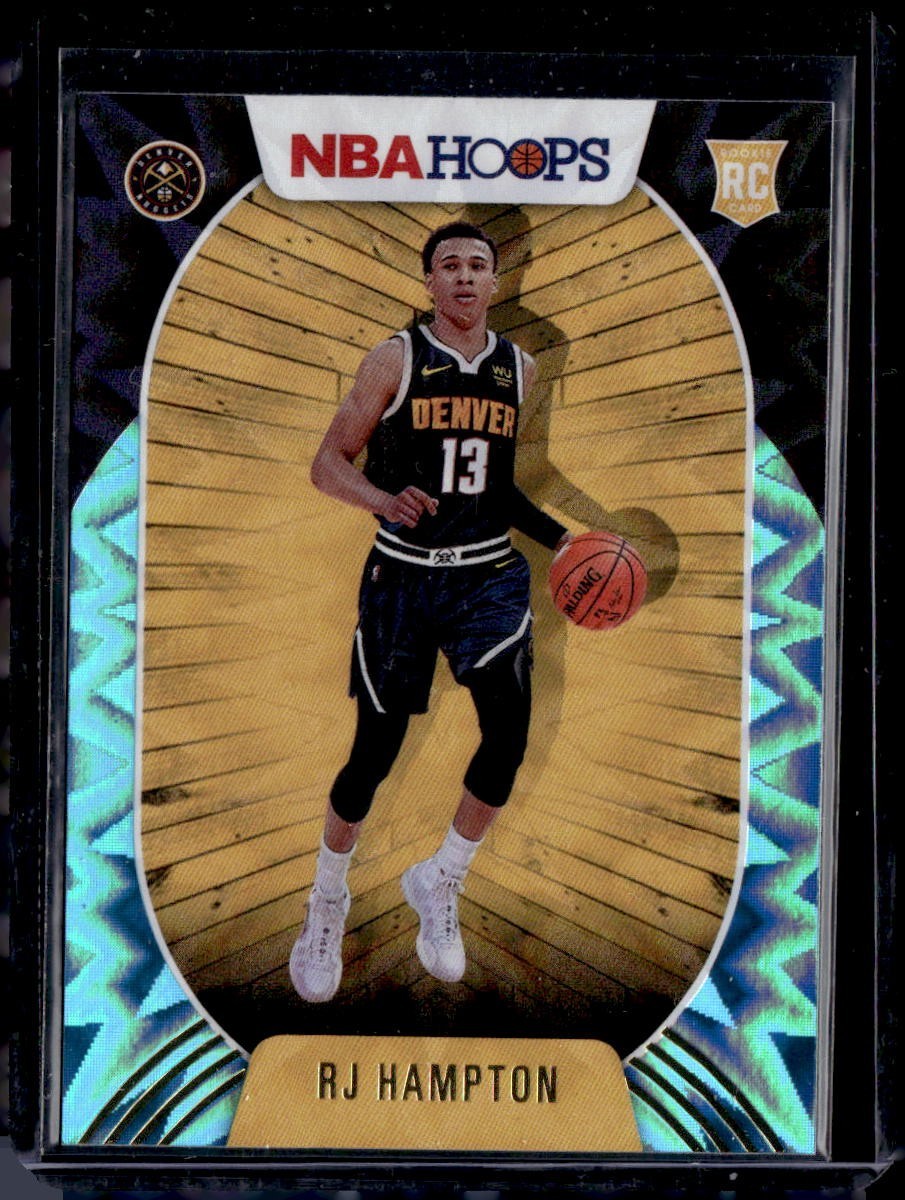 2020-21 NBA Hoops RJ Hampton Teal Explosion Rookie