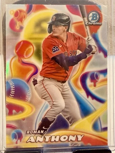 2025 Bowman Chrome - Melt Mashers Roman Anthony #MM-13 (RC)