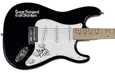 George Thorogood Signed Electric Guitar Terminator 2 Bad To The Bone ACOA COA