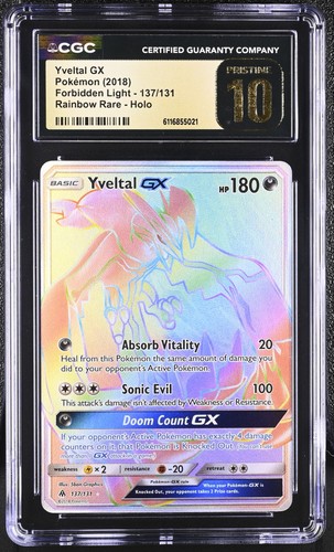 Yveltal-GX graded CGC 10 for sale on eBay