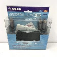 YAMAHA UX16 USB MIDI Interface Cable Cord PC & Mac Compatible Adapter NEW In Box