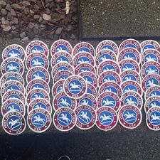 SPECIAL SALE 50 New Old Stock  Round Pony USA Post Office Dept USA Patches
