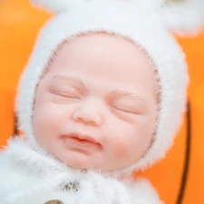 18.5'' Big Reborn Full Body Silicone Doll Adorable Smile Newborn Baby Boy Gift