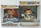 Funko Pop! Rides One Piece 2025 LE Nami #128 WC Nice Robin #132 6" SC Set of 2