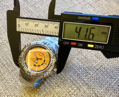 💥 Seiko Kinetic Diver 200M “Orange Bullet” – Bold Dial – Fully