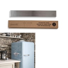 12" Magnetic Knife Holder Strip for Refrigerator - Stainless Steel, Double-Sided