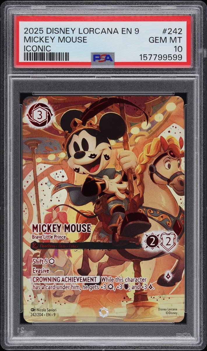 Mickey Mouse - Brave Little Prince (Iconic) 242/204 Fabled Holo