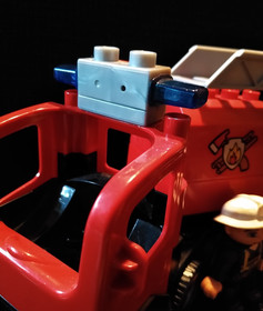 Lego Duplo FIRE ENGINE Car TRUCK + Figures LIGHT & SOUND Collection Bundle 4977