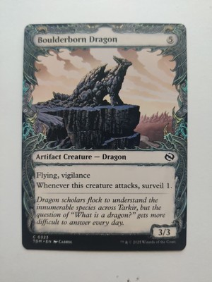 Boulderborn Dragon (Showcase) Tarkir: Dragonstorm Regular 