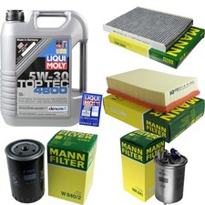 INSPEKTIONSKIT FILTER LIQUI MOLY ÖL 5L 5W-30 für VW Polo Variant 6KV5 1.9 TDI