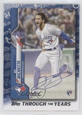 2021 Topps Through the Years Facsimile Reprints Blue Bo Bichette #TTY-30 0w7