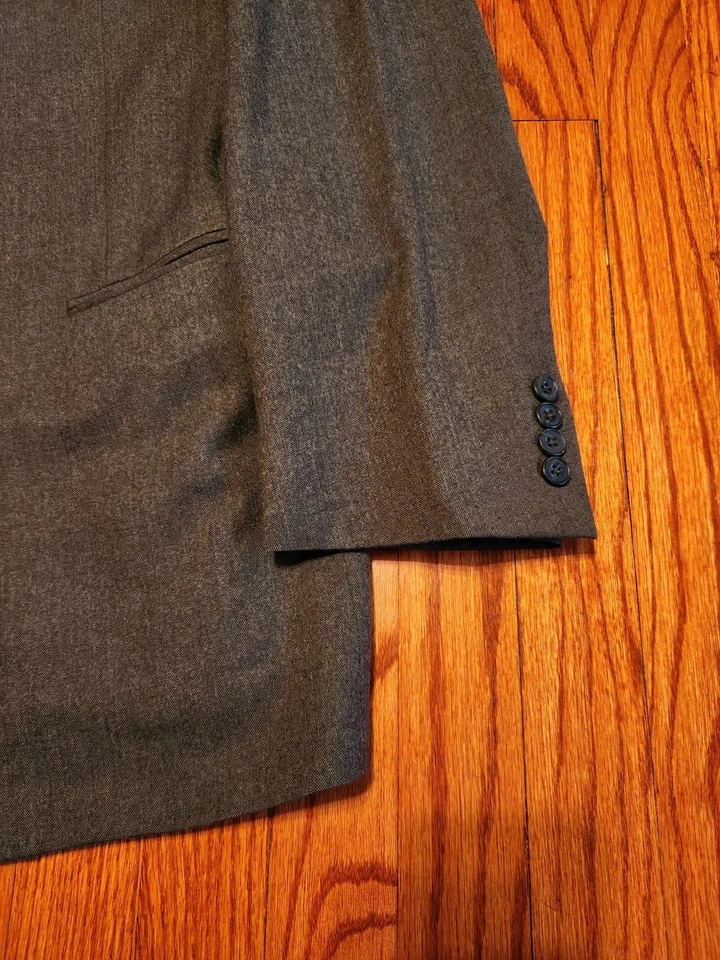 Paul Stuart Brown Suit Size 46 Waist 36/30 *100% Wool *GREAT CONDITION! - Image 4 of 4