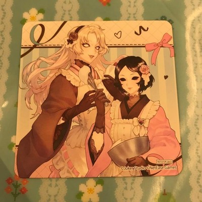 Identity V Character Cafe Collaboration Coaster Geisha