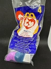 Vintage McDonalds Happy Meal Toy 1998 Ty Teenie Beanie Baby Inch Worm #4 NIP