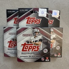 X3 Thick! 2026 Topps Football AUTO/RELIC/PATCH/AUTO-PATCH Hot Pack Hanger Box