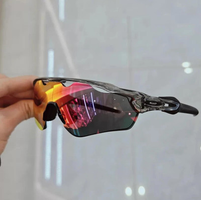 Oakley Radar EV Path OO9208 Lightweight Sunglasses Clear Gray Frame Photochromic