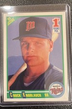 1990 Score - 1st Round Pick Chuck Knoblauch #672 (RC)