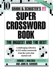 Simon & Schuster Super Crossword Book #10 (Simon & Schuster Super Crosswo - GOOD