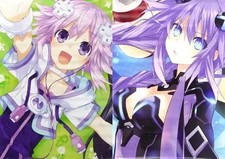 Poster Anime B2 Reversible Peptunia Purple Heart Cd Hyperdimension Neptunia Guar