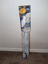 Vintage Gayla Snowy Owl Kite 55  Wingspan Realistic Flapping Wings NOS