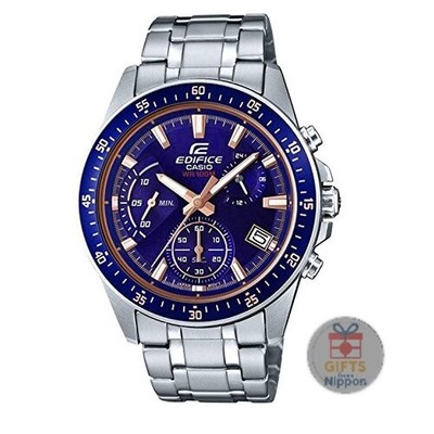 Casio Edifice EFV-540D-2AV Quartz Men's Watch 42mm Stainless Steel 100m WR Chro